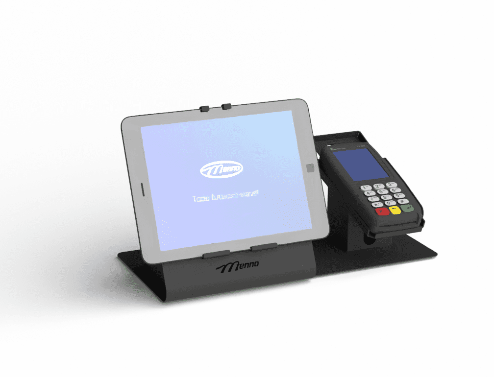 Suporte para Espelho de Vendas – Base para Tablet e Pin Pad para PDV